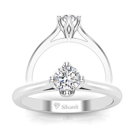 0,20 Karat Pırlanta Tektaş Yüzük