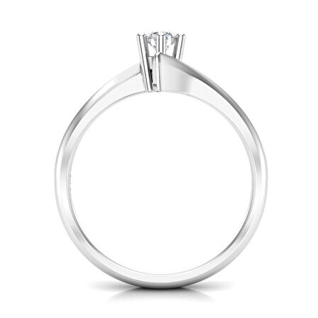 0,20 Karat Pırlanta Tektaş Yüzük