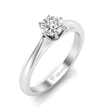 0,30 Karat G Renk Uluslararası Sertifikalı Pırlanta Tektaş Yüzük