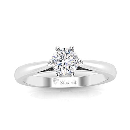 0,30 Karat G Renk Uluslararası Sertifikalı Pırlanta Tektaş Yüzük