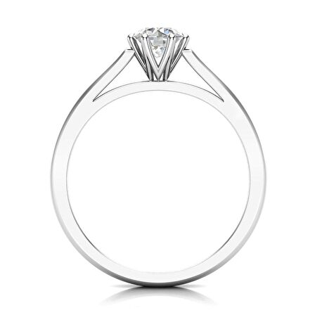 0,30 Karat G Renk Uluslararası Sertifikalı Pırlanta Tektaş Yüzük