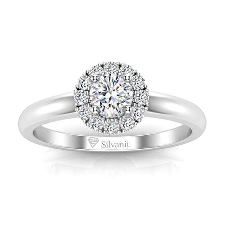 0,45 Karat G Renk Uluslararası Sertifikalı Pırlanta Yüzük