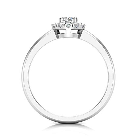 0,45 Karat G Renk Uluslararası Sertifikalı Pırlanta Yüzük