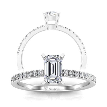 0,50 Karat G Renk Uluslararası Sertifikalı Pırlanta Yüzük