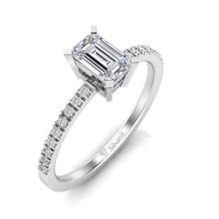 0,50 Karat G Renk Uluslararası Sertifikalı Pırlanta Yüzük