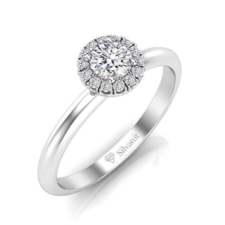 0,40 Karat G Renk Uluslararası Sertifikalı Pırlanta Yüzük