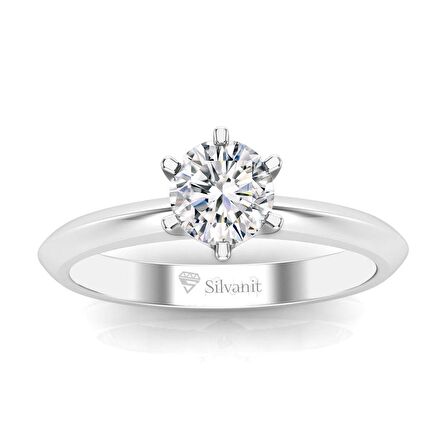 0,70 Karat H Renk Uluslararası Sertifikalı Pırlanta Tektaş Yüzük