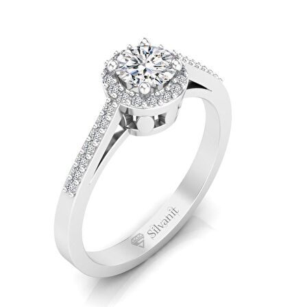 0,35 Karat Pırlanta Tektaş Yüzük