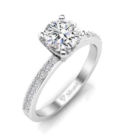 1,30 Karat H Renk Uluslararası  Sertifikalı Pırlanta Tektaş Yüzük