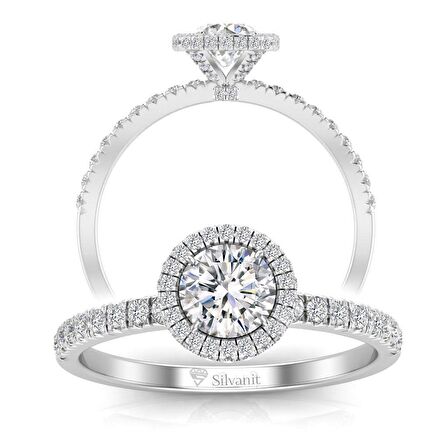 0,80 Karat G Renk Uluslararası Sertifikalı Pırlanta Tektaş Yüzük