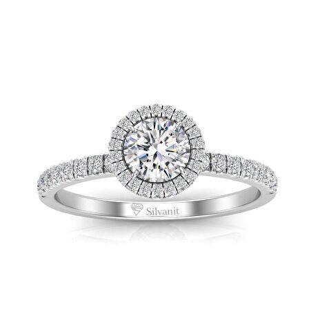 0,80 Karat G Renk Uluslararası Sertifikalı Pırlanta Tektaş Yüzük