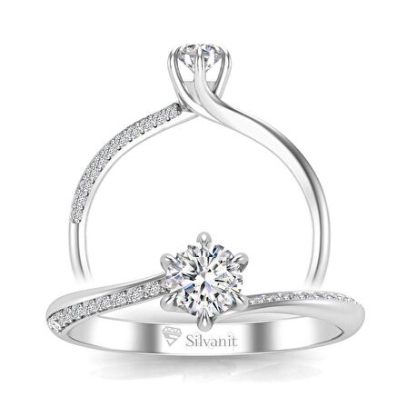 0,40 Karat  Pırlanta Tektaş Yüzük