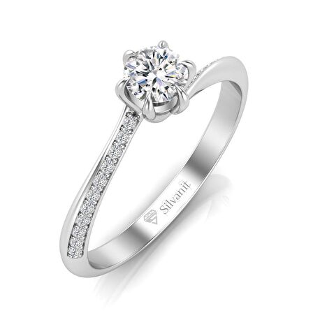 0,40 Karat  Pırlanta Tektaş Yüzük