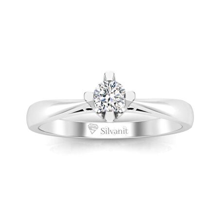 0,28 Karat Pırlanta Tektaş Yüzük