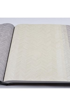 balıksırtı desenli duvar kağıdı 100-7 | wallert olivia, açık bej / kum beji, kağıt taban taban + vinil kaplama - 16.5 m²