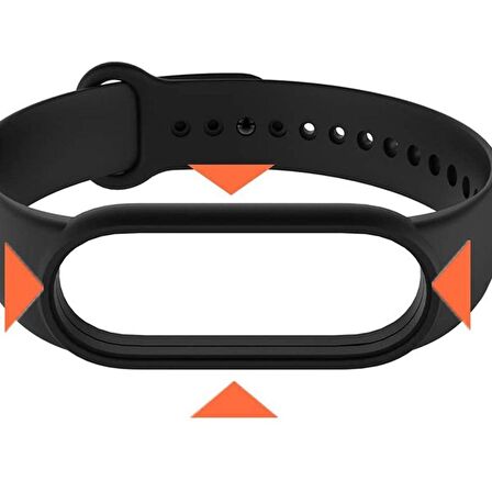 Gpack Xiaomi Mi Band 5 Kordon Silikon Kordon Renkli