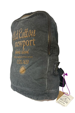 Kaliteli Vintage Disayn Laptop Bölmeli Sırt Gezi Çantası Leone Bag Oil 5100