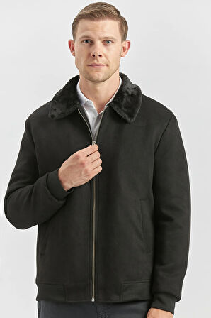 Dolumlu Kürklü Yaka Likralı Kapitoneli Astar Slim Fit Dar Kesim Casual Mont 1007245152