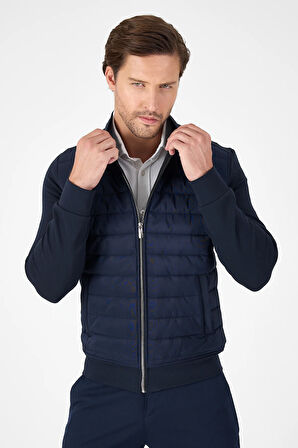 Düz Suprem Dik Yaka Astarsız Slim Fit Mont 1007250114