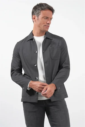 Füme Berberi Yaka Slim Fit Esnek Mont 1007260154