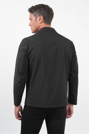 Siyah Berberi Yaka Slim Fit Mont 1007260155