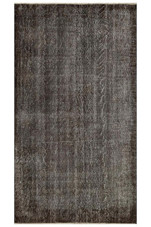 Vintage Çizgileriyle Modern Dokunuşlu Eskitme Halı 163 x 291 cm 10073