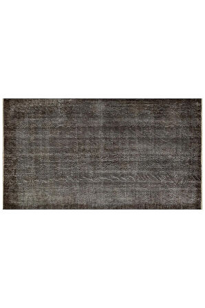 Vintage Çizgileriyle Modern Dokunuşlu Eskitme Halı 163 x 291 cm 10073