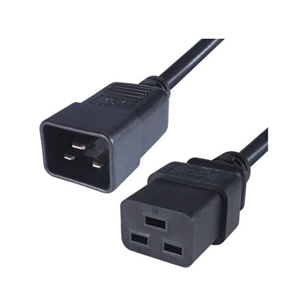 C19-C20 Soketli 3x2.5mm. 1 Metre Power-Güç Kablosu
