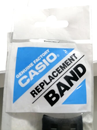 Casio W-96H -1av Orijinal Siyah Renk Silikon Saat Kordonu Kayış