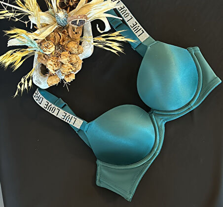 ORKİDE IŞILTILI ASKILI BRA PUSH UP FOAM CUP  8825  