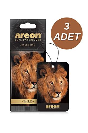 Wild Jungle King Oto Araç Kokusu 3'lü