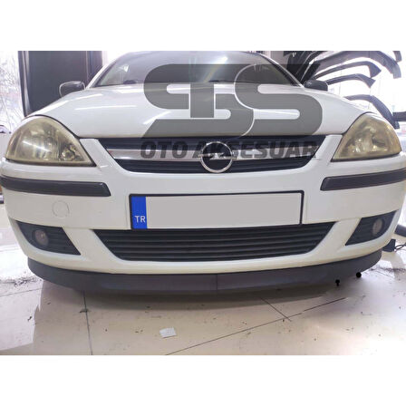 Sts Oto Aksesuar Opel Corsa C Lip Üniversal 2 Parça Astra H Tipi Esnek Tampon eki