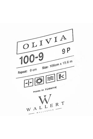 balıksırtı desenli duvar kağıdı 100-9 | wallert olivia, füme gri / orta gri, kağıt taban taban + vinil kaplama - 16.5 m²