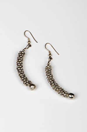 Etnik Otantik Pirinç Küpe