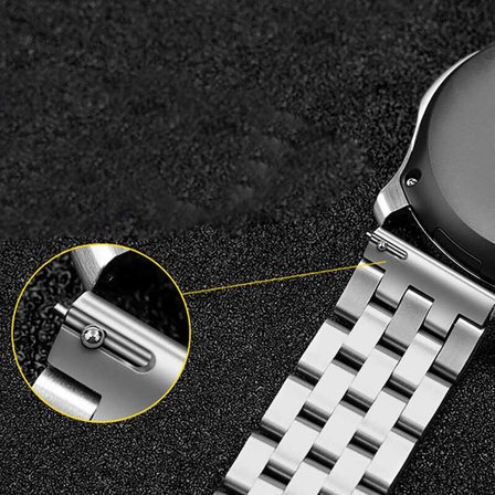 Gpack  Amazfit GTR 42mm 20mm Kordon Metal Örgü Görünüm KRD 20