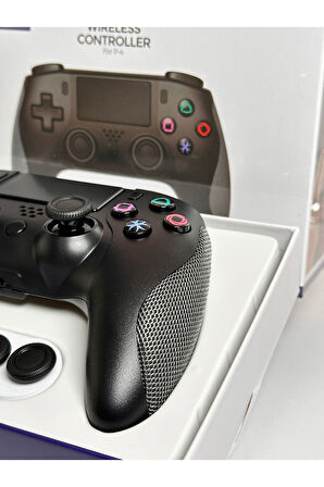 Premium Tasarım PS4 ve PC Uyumlu Kablosuz Oyun Kolu - Titreşimli Tam Fonksiyon (Bluetootlu Sıfır Gecikme) 