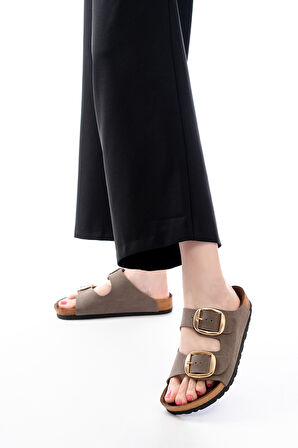 P-101 Vizon Günlük Birkenstock Kadın Terlik