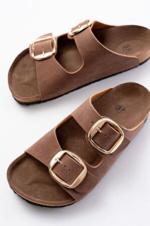 P-101 Taba Günlük Birkenstock Kadın Terlik