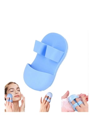 Silikon Yüz ve El Temizleme Fırçası Peeling Etkili Gözenek Temizleyici Masaj Aparatı
