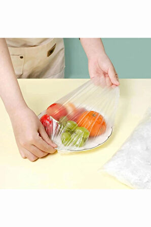 100 Adet Tazeliği Koruyan Tencere Tava Bonesi | Tazeliği koruyan torba