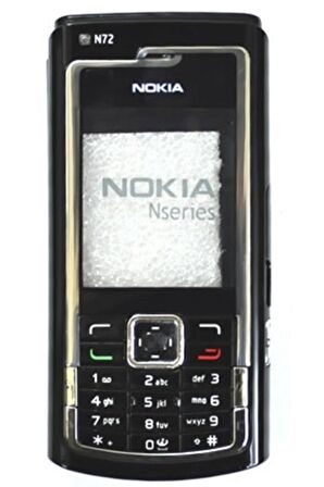 Nokia N72 Full Kapak+Tuş Takımı Komple