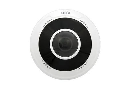 Unv IPC815SB-ADF14K-I0 5mp 1.4mm Sabit Lens Fisheye(Balık Gözü) Dome Sesli Ip Kamera