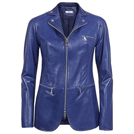 Desa Elenore Kadın Deri Blazer Spor Ceket