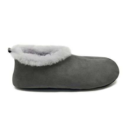 Desa Gri Kadın Fluffy Yünlü Patik