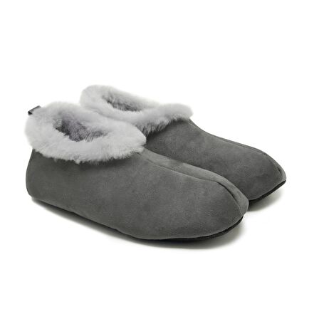 Desa Gri Kadın Fluffy Yünlü Patik