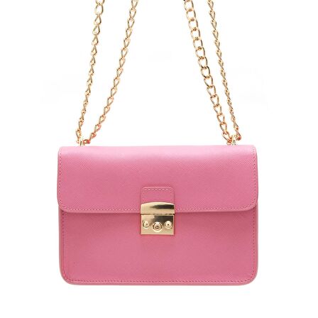 Desa Pembe Kadın Deri Omuz Çantası