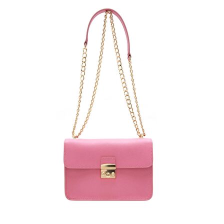 Desa Pembe Kadın Deri Omuz Çantası