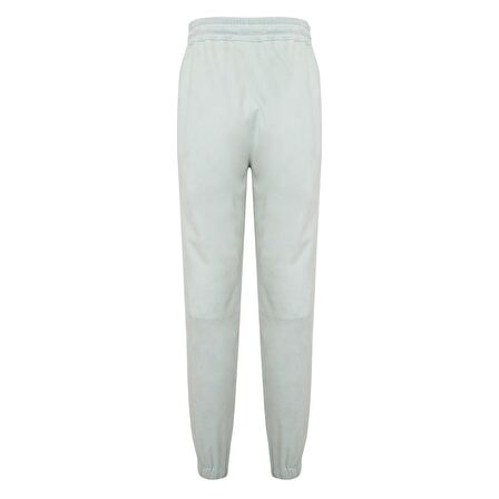 Tekla Yeşil Kadın Yüksek Bel Süet Jogging Pantolon