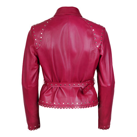 Abina Mor Kadın Deri Ceket