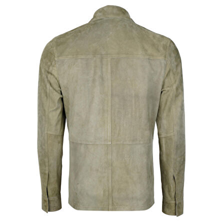 Osvaldo Yeşil Erkek Süet Gömlek